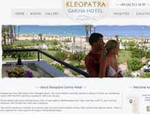 Tablet Screenshot of kleopatracarina.com